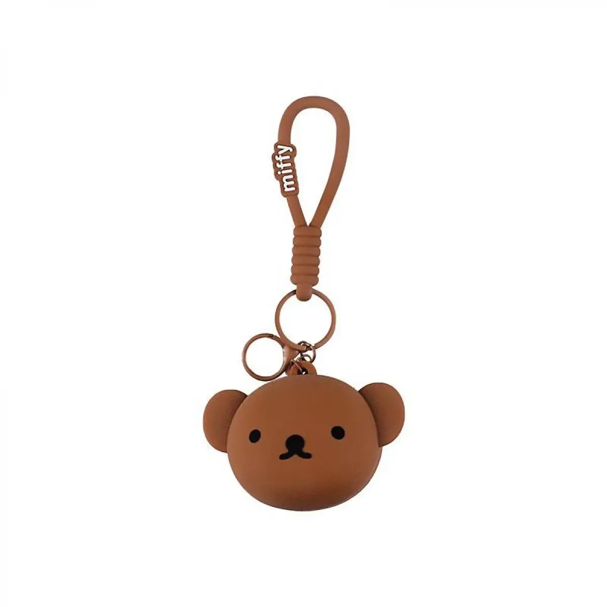 Nijntje Konijn Kawaii Cartoon Siliconen Rubber Nul Portemonnee Leuke Anime Beer Oortelefoon Opbergtas Zoete Rugzak Charme