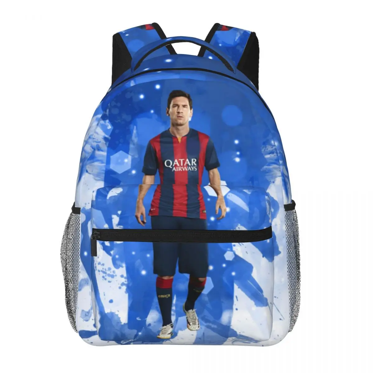 Messi-10 nuovo modello alla moda borsa da scuola stampa zaino leggero 17 pollici