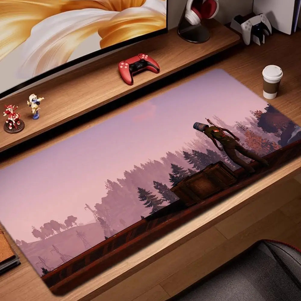 Rust Mouse Pad Game Accessories keyboard pad XXL large locking edge 900X400 mm table mat Gaming mousepad