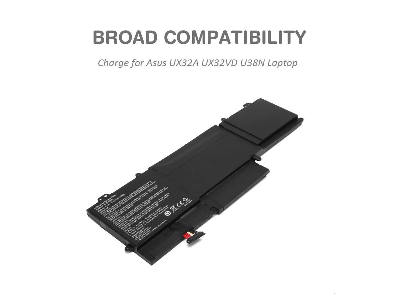 New Original 7.4V/48Wh/6520mAh C23-UX32 Notebook Battery Compatible For Asus VivoBook U38N And Zenbook Prime UX32A UX32VD Laptop