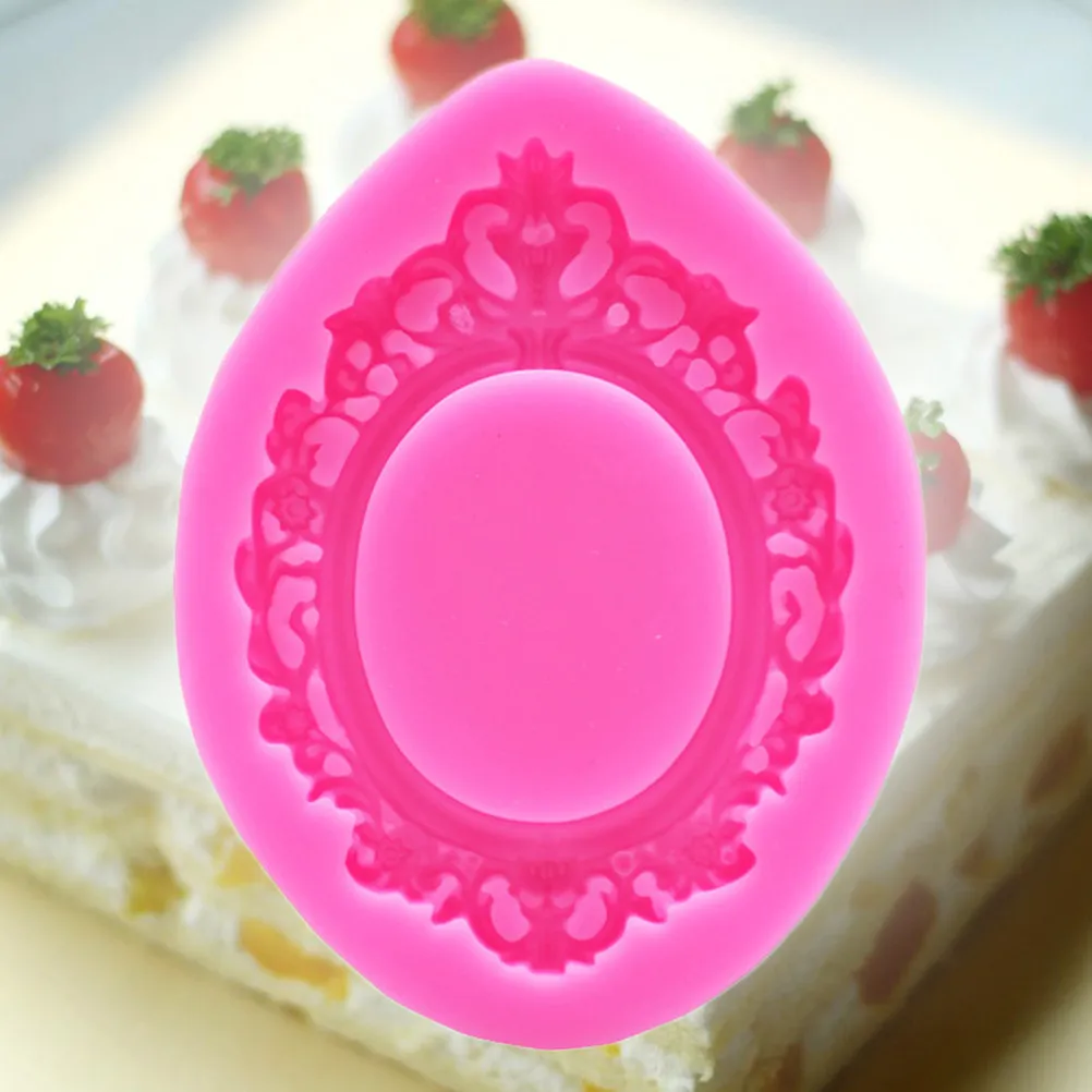 

Premium Silicone Photo Frame Mold for Fondant Cake Chocolate Candy Ice Cube Jelly DIY Baking Decorative Relief Texture Bakeware