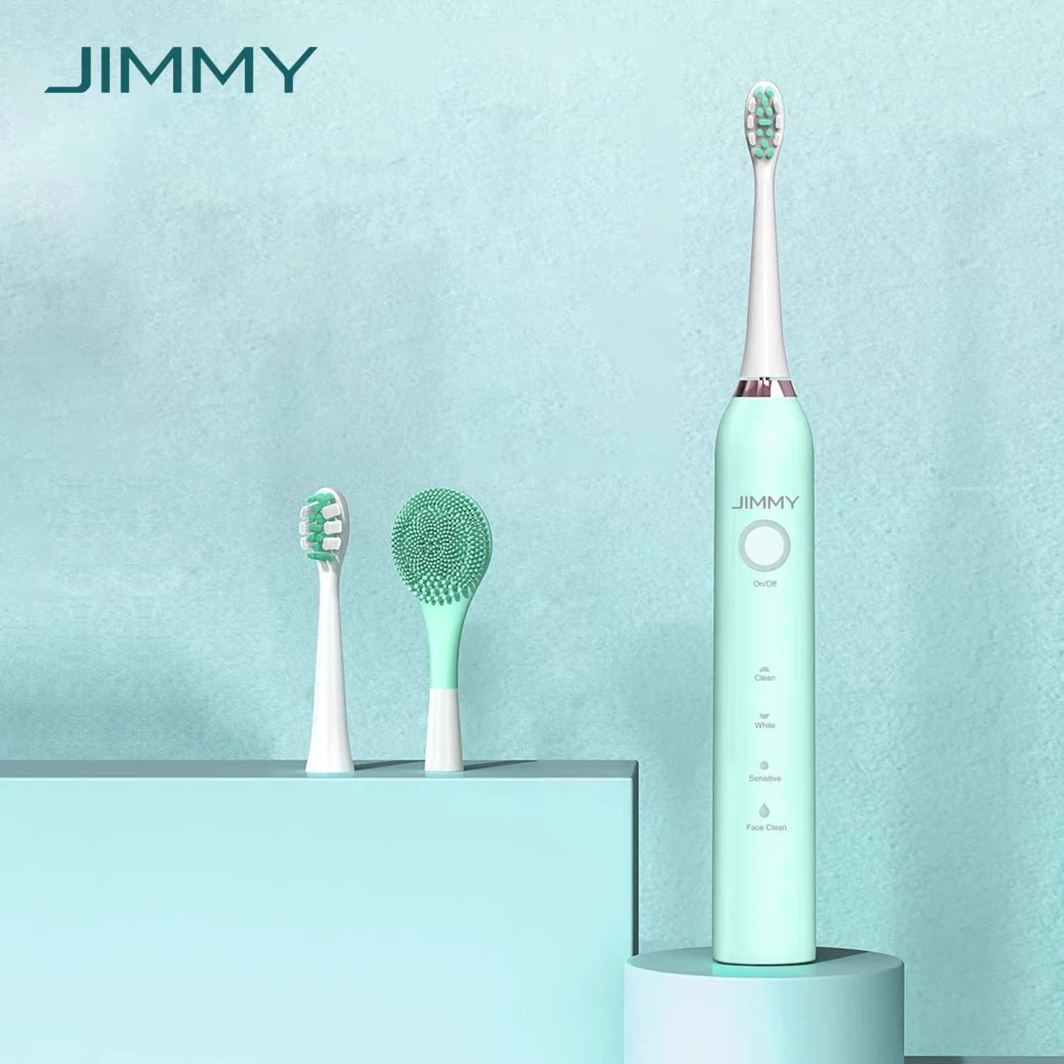 Replacement Toothbrush Heads For JIMMY T6/ETB301/ETB302 Sonic Electric Toothbrush Vacuum Soft DuPont Bristle Nozzles gallery 5