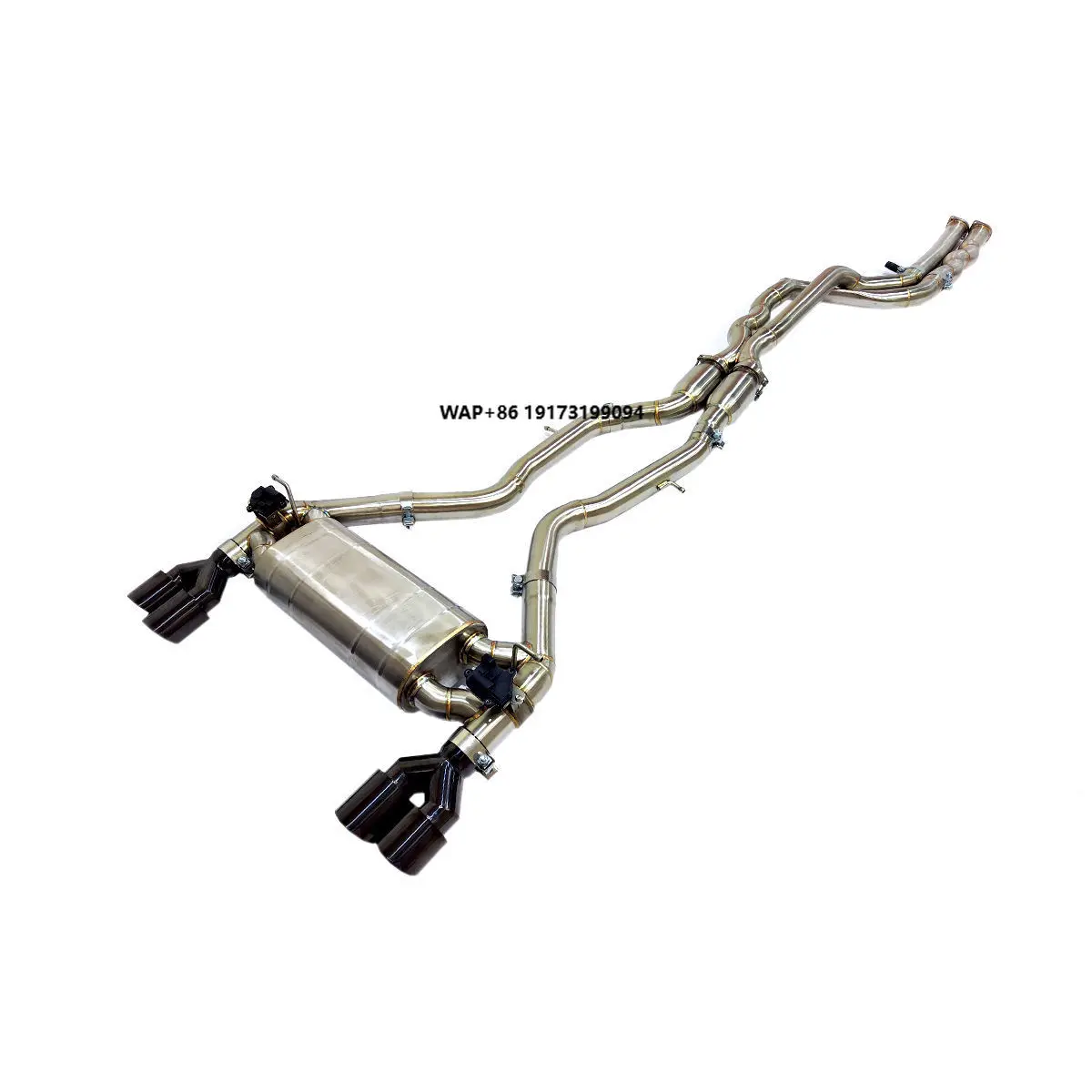 

Car Valvetronic Exhaust System Pipe for BMW-M2 Competition/M2C 3.0T F87 Valvede Muffler 304 Stainless Steel/titanium Alloy