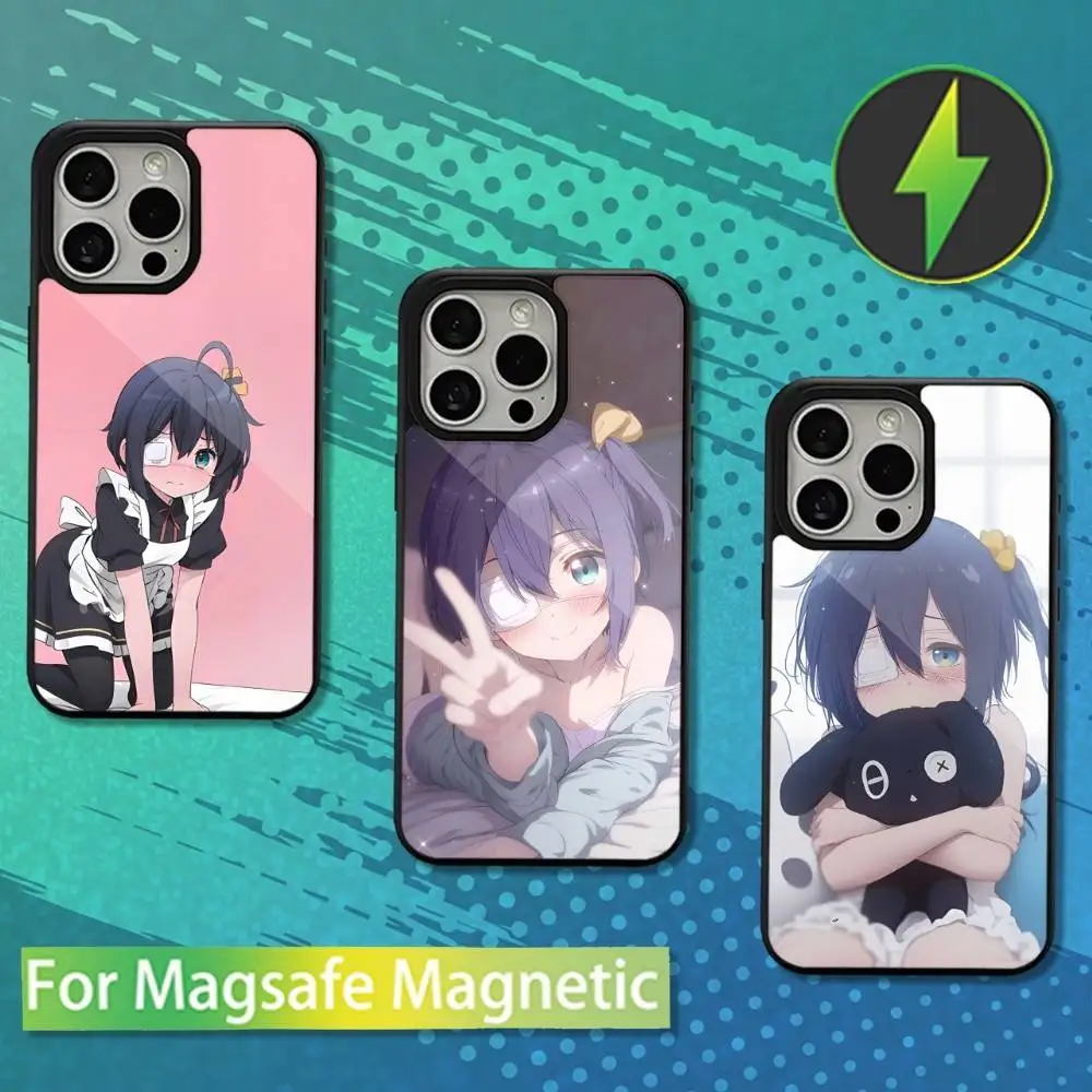 

R-Rikka Anime T-Takanashi Phone Case For iPhone 16,17,15,14,13,12,11,Pro,Max,Plus,Mini,Magsafe,Magnetic Wireless Charging Case