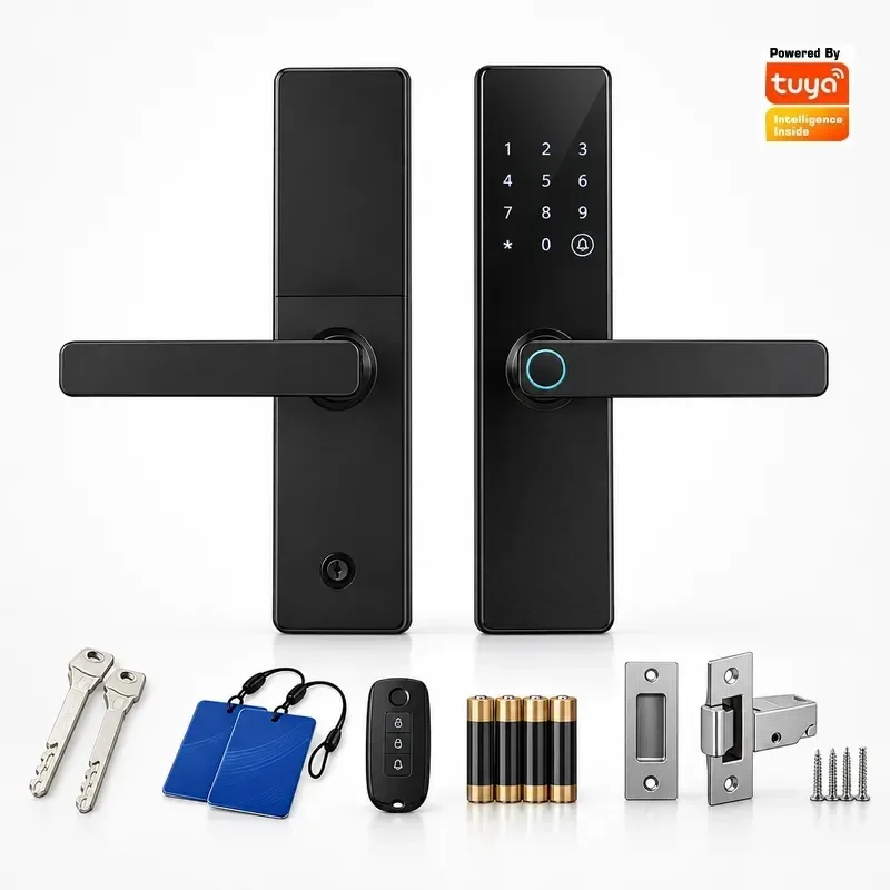 Smart Lock Interior Door Office Electronic Password Fingerprint Lock Bedroom Room Wooden Door Tuya