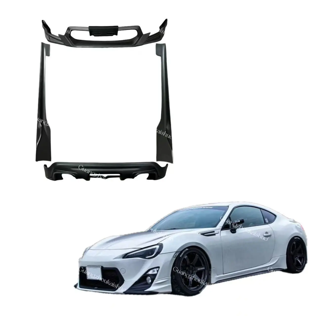 

ABS High Material Car Body Kit for 2012-2016 Toyota GT86 TRD Style Front Lip Rear Lip Side Skirts GT86 Car Bumper