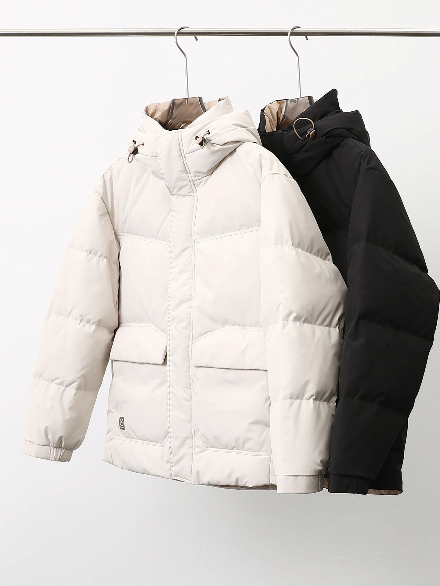 

Мужская зимняя утепленная хлопковая куртка-пуховик с капюшоном для работы на открытом воздухе, с теплосберегающим эффектом