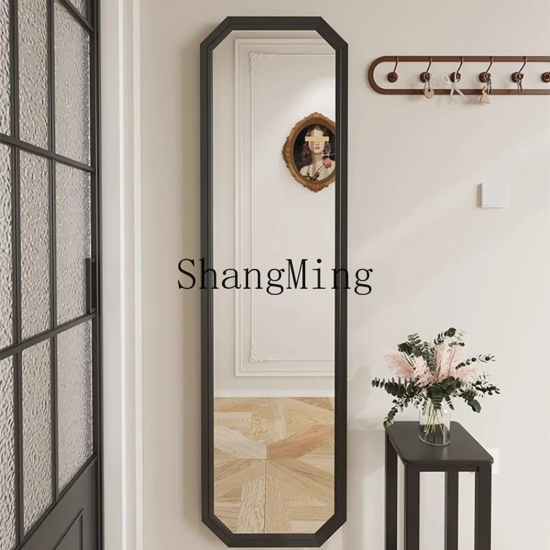 مرآة مثبتة على الحائط من الأرض إلى السقف من SM لتزيين غرفة النوم غير مثقوبة على الحائط بطول كامل #4
