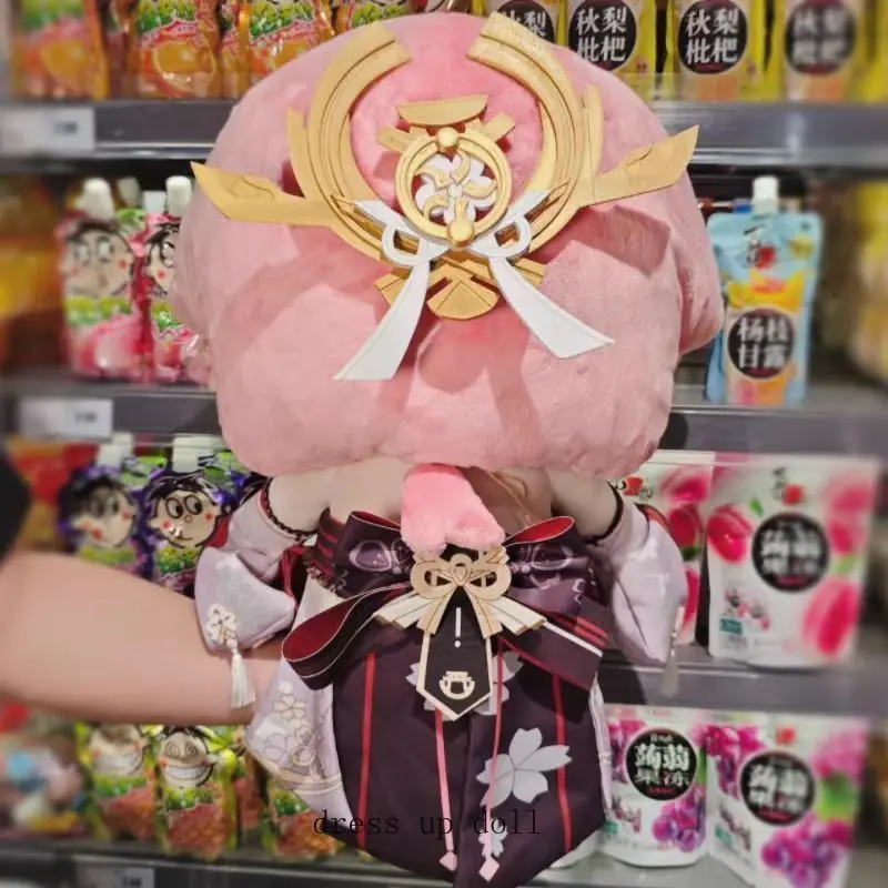 

Yae Miko Genshin Impact Kawaii Soft Cotton Doll Body Anime Cute Dress-up Plushies Sitting Posture Toy Figures Pillow Fans Gifts