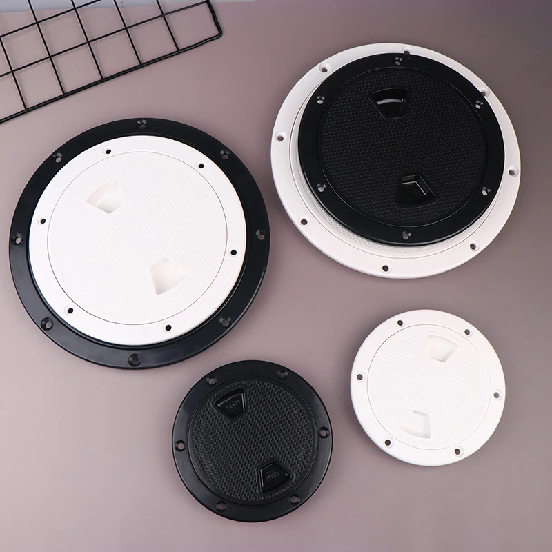 

Круглые противоскользящие инспекционные люки из АБС-пластика с откручивающейся крышкой 4'', 6'', 8'' со съемной крышкой для каяков и яхт