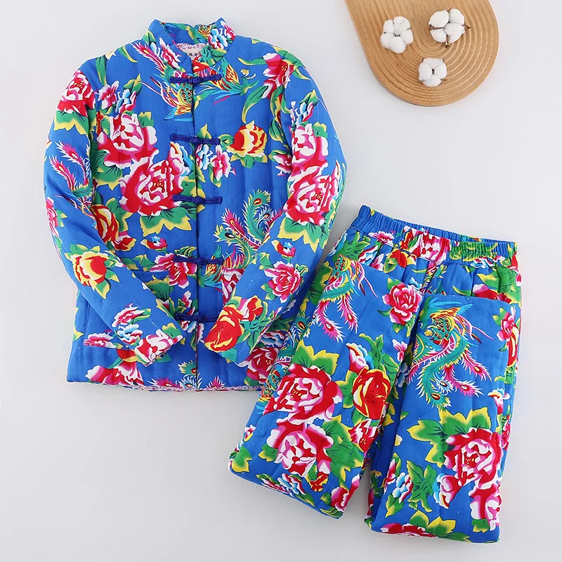 

Женский комплект брюк с хлопковой подкладкой и высокой талией, зимняя утолщенная теплая облегающая одежда с длинными рукавами и хлопковой подкладкой ручной работы