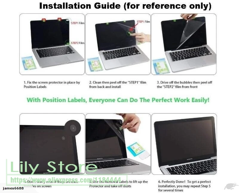 3pcs Screen protector for OLD macbook Pro 13.3 A1278 Pro 13.3