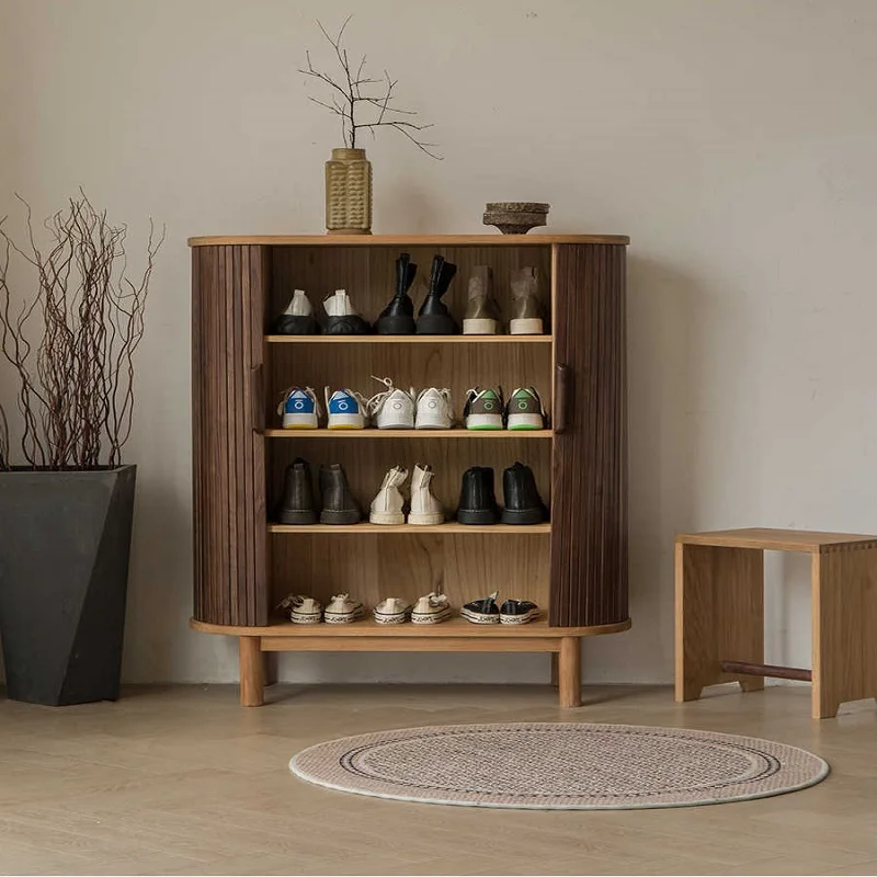 Italian Minimalist Shoe Cabinet Space Saving Show Mobile Designer Cleaner Shoe Cabinet Hallway Vertical Muebles Home Furniture