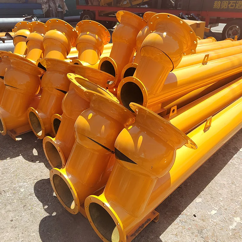 Tubular Screw Conveyor Industrial Powder Granule Feeding Equipment For Construction Chemical Grain Production Line