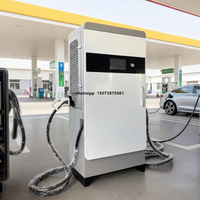 120kw 160kw High-Power EV Charging Station 250A Phase 3 Car Charger with 5m Cable Floor-Mounted for Electric Car