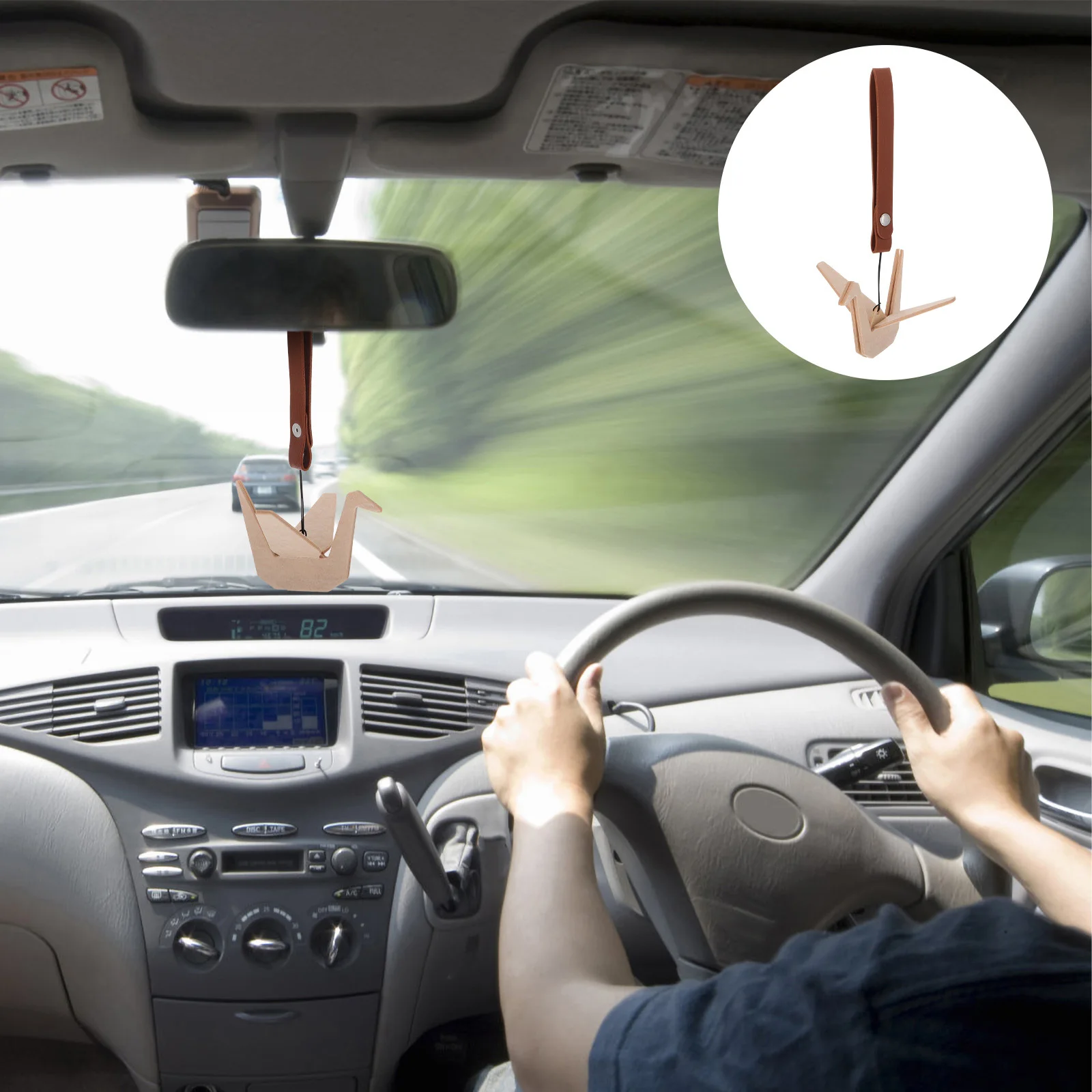 

Cute Crane Shape Car Air Freshener Hanging Diffuser Lasting Aroma Purifying Air Freshener for Car Interior Stylish Auto Vent