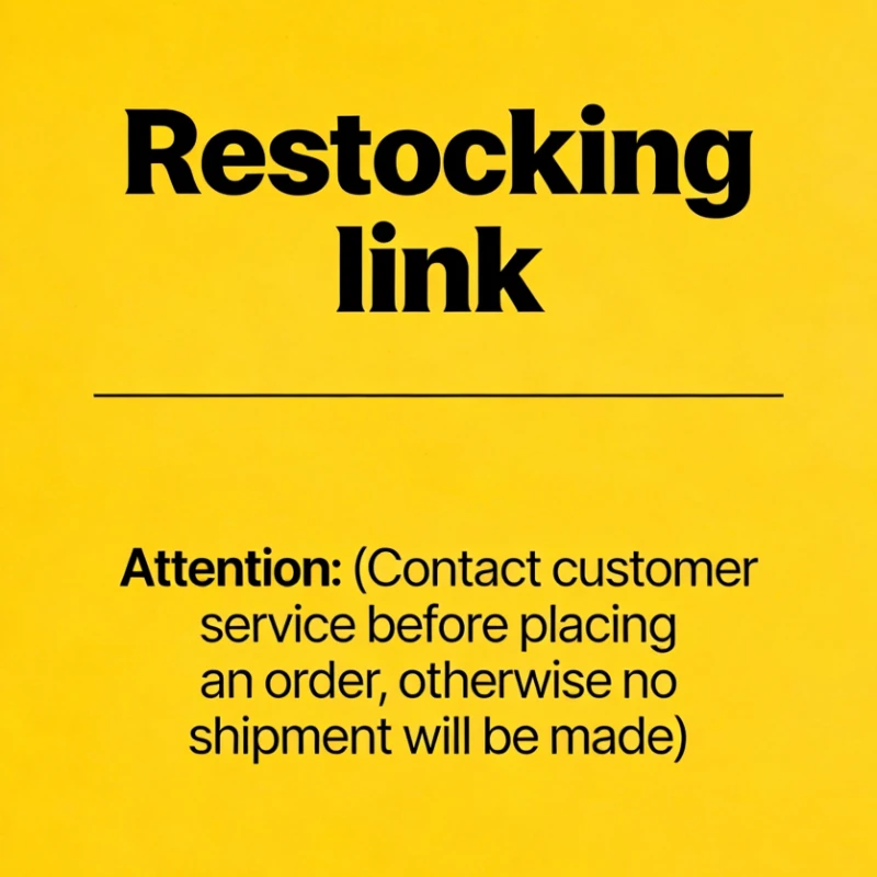 

Resend the link Attention: (Contact customer service before placing an order, otherwise no shipment will be made)