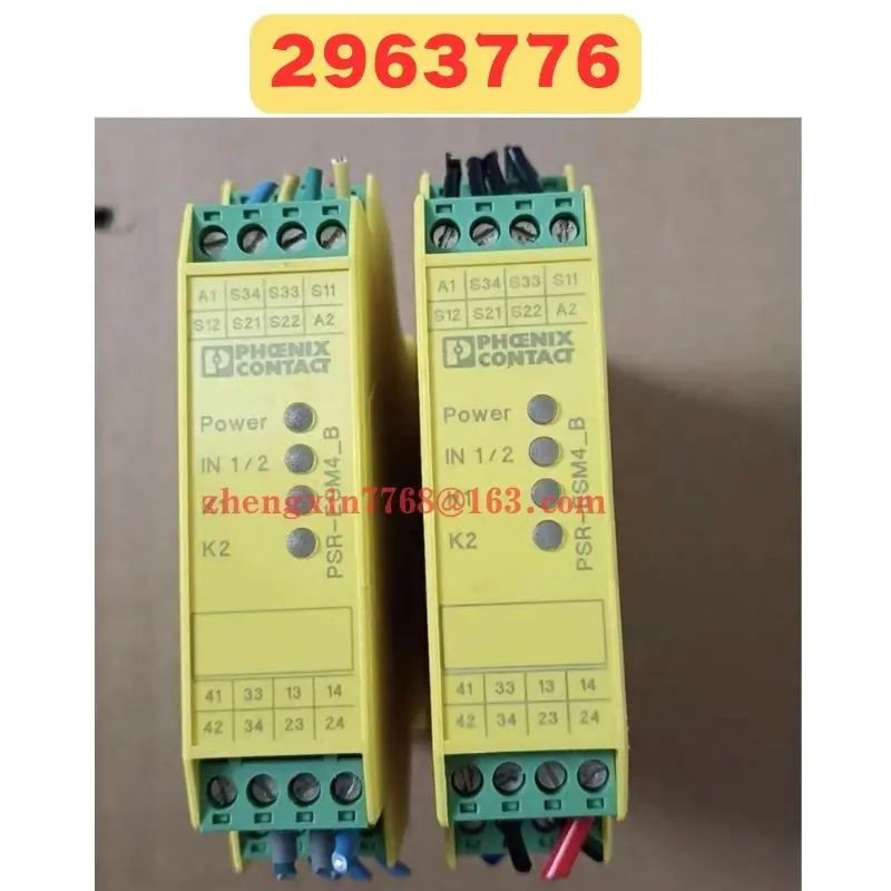 

Used Safety Relay 2963776 PSR-SCP-24UC/ESM4/3X1/1X2/B Normal Function Tested OK