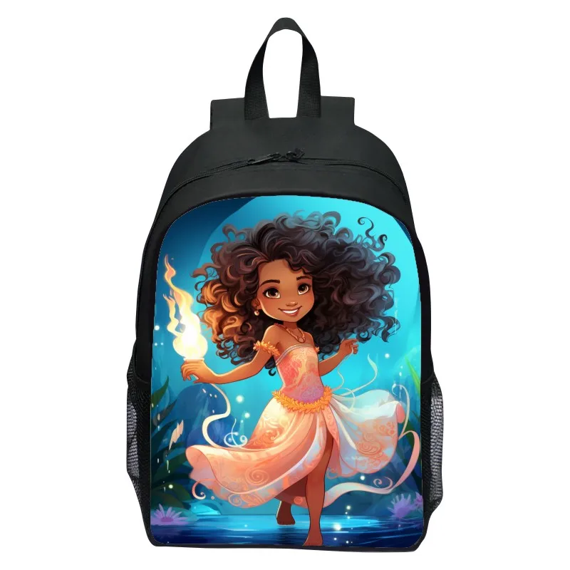 Digital Printed Cute Cartoon African Girls Kids Backpacks Childrens School Bags for Girls Schoolbag Students Shoulder Bag