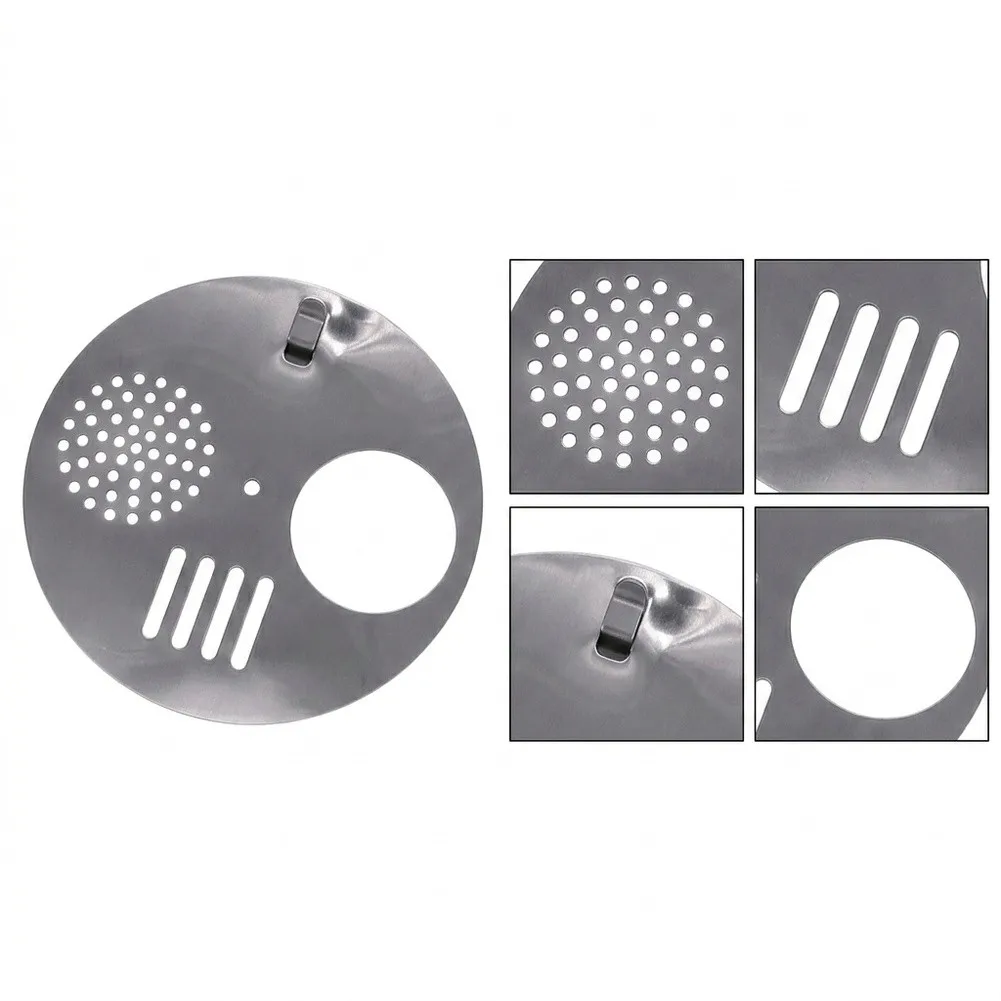 For beekeeping Round Hive Entrance Protector 12.5cm Diameter Made of Galvanized Iron for Rotation Based Entry Regulation