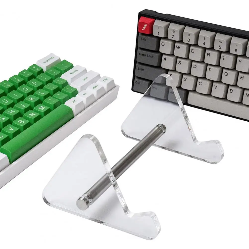 Acrylic Display Stand for Mechanical Keyboard, Transparent Holder, Detachable Rack, Storage