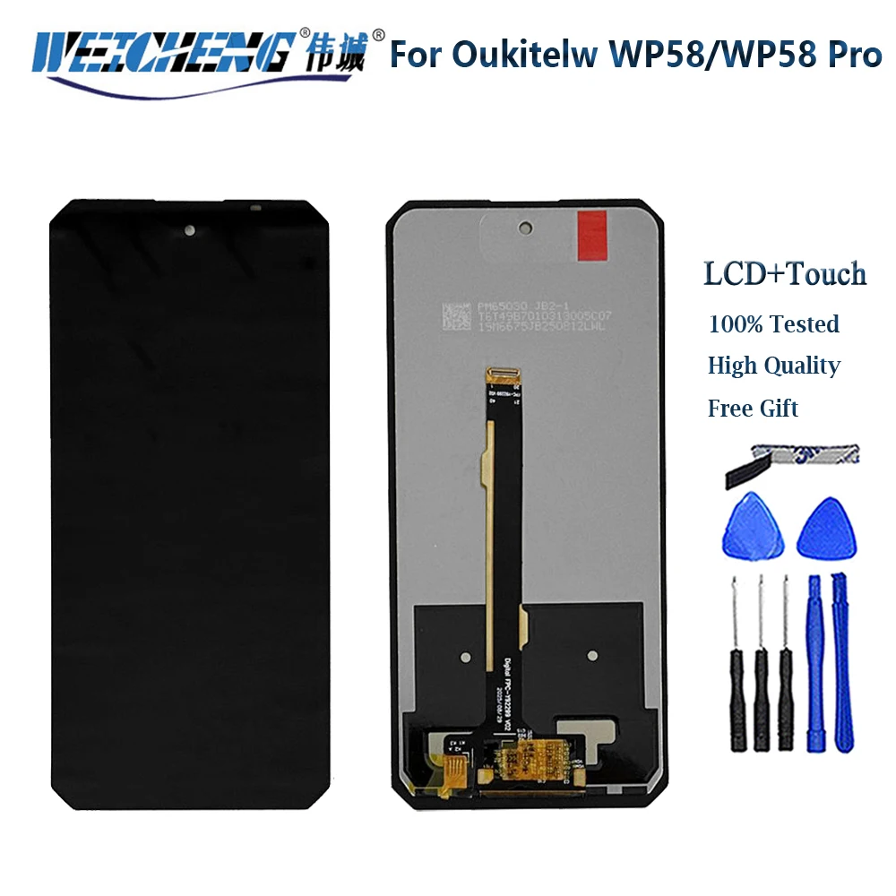 Original For Oukitel WP58 LCD Display And Touch Screen Digitizer Assembly For Oukitel WP58 Pro Display Repair Parts