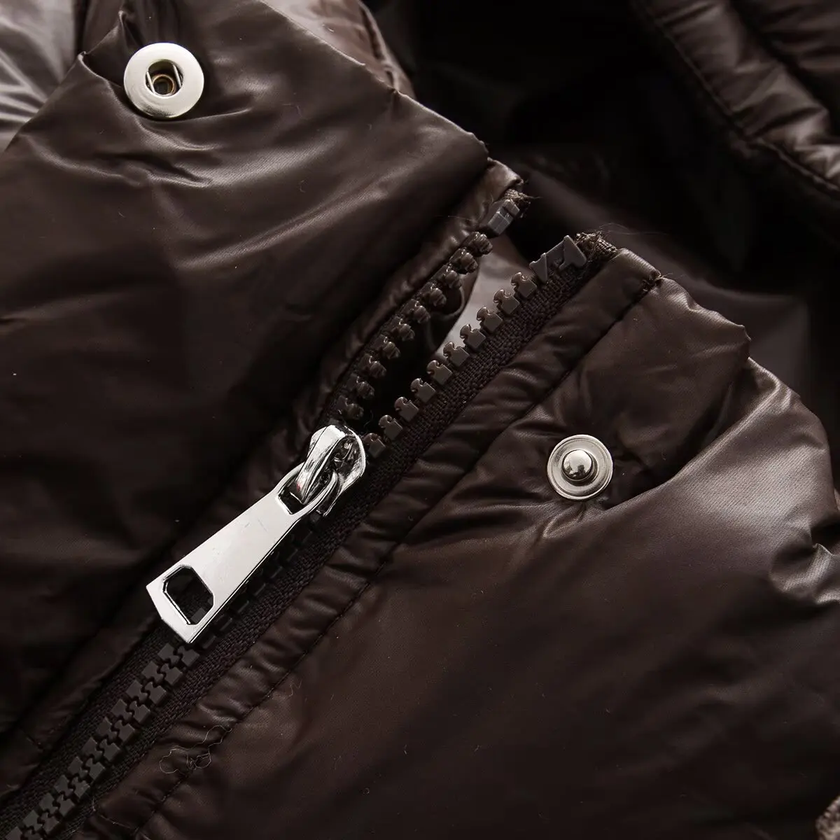 JNLEAOG Donna Faionable Piumino di cotone Jaet Colletto alla coreana Autunno Inverno Street Sle Lungo Sve Cerniera Colore puro