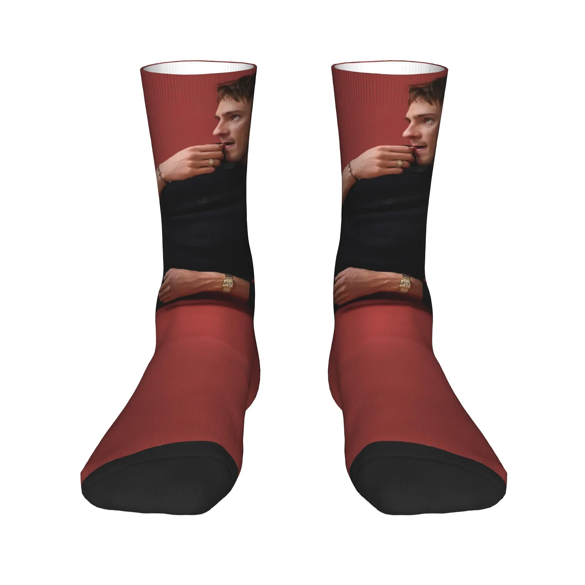 Unisex herensokken Rafe Cameron kousen antislip zachte ademende sokken winter gothic design fietssokken