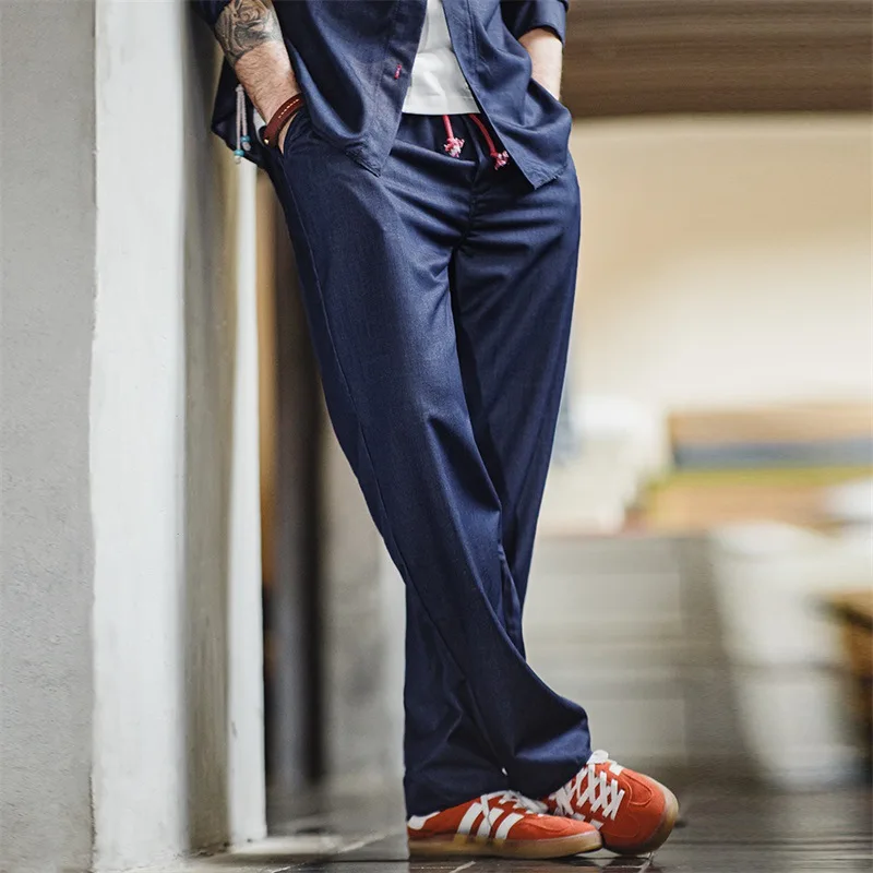 

Мужские джинсы Maden: свободные, прямые, в стиле ретро, из искусственного шелка, для весеннего сезона, комфортная посадка