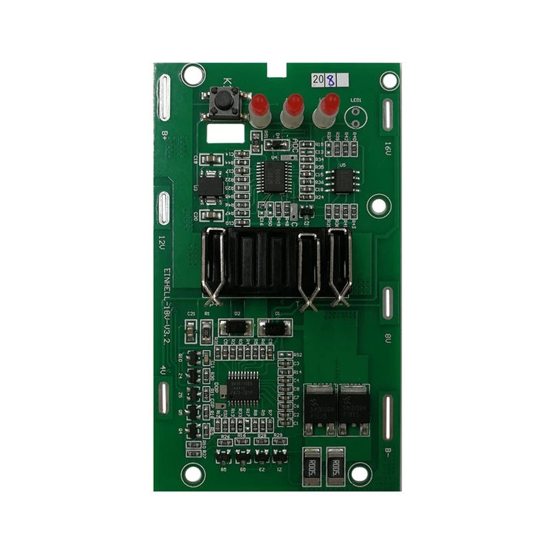 Circuit imprimé de protection de charge de batterie, carte PCB pour Einhell Power X-Change, 18V, 20V Lithium, Eddie Ion, 4511396