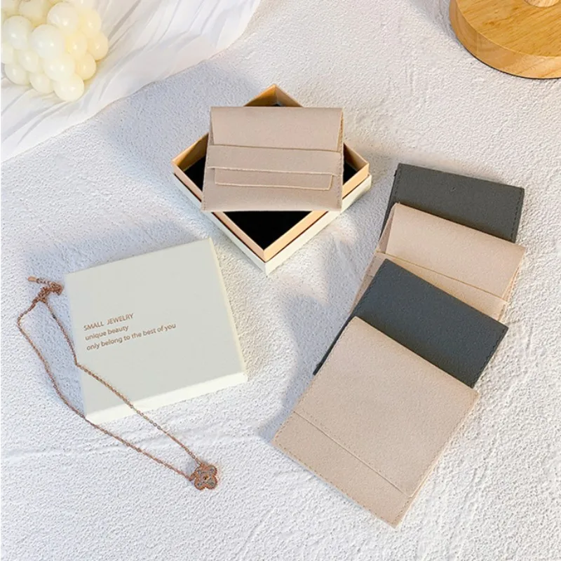 Simple And Exquisite Jewelry Box Ring Box Earring Box Bracelet Box Necklace Box Integrated Storage Gift Box Jewelry Bag Set