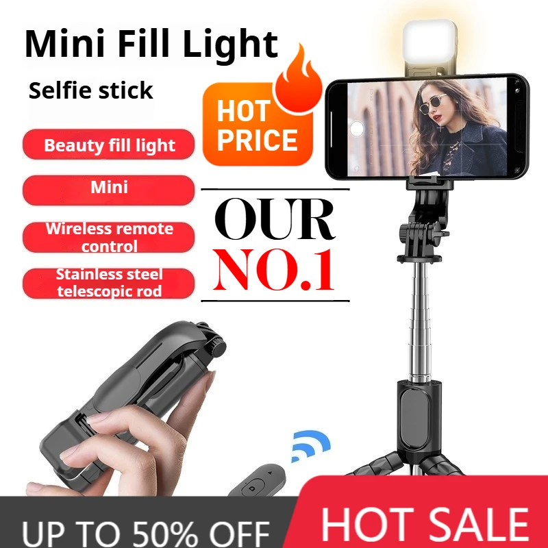

Q11-Mini selfie stick tripod, portable phone selfie tool, anti shake, extendable camera Bluetooth holder