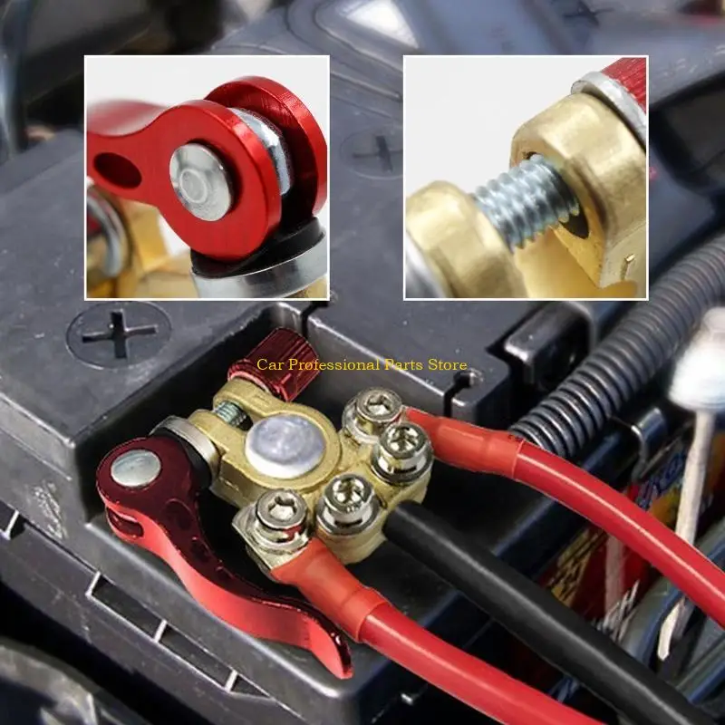 

R53D Quick Disconnect Auto Cables Connectors Car Battery Bornes Main Cable Post Clamp Terminal Screw Connection For Car Truck
