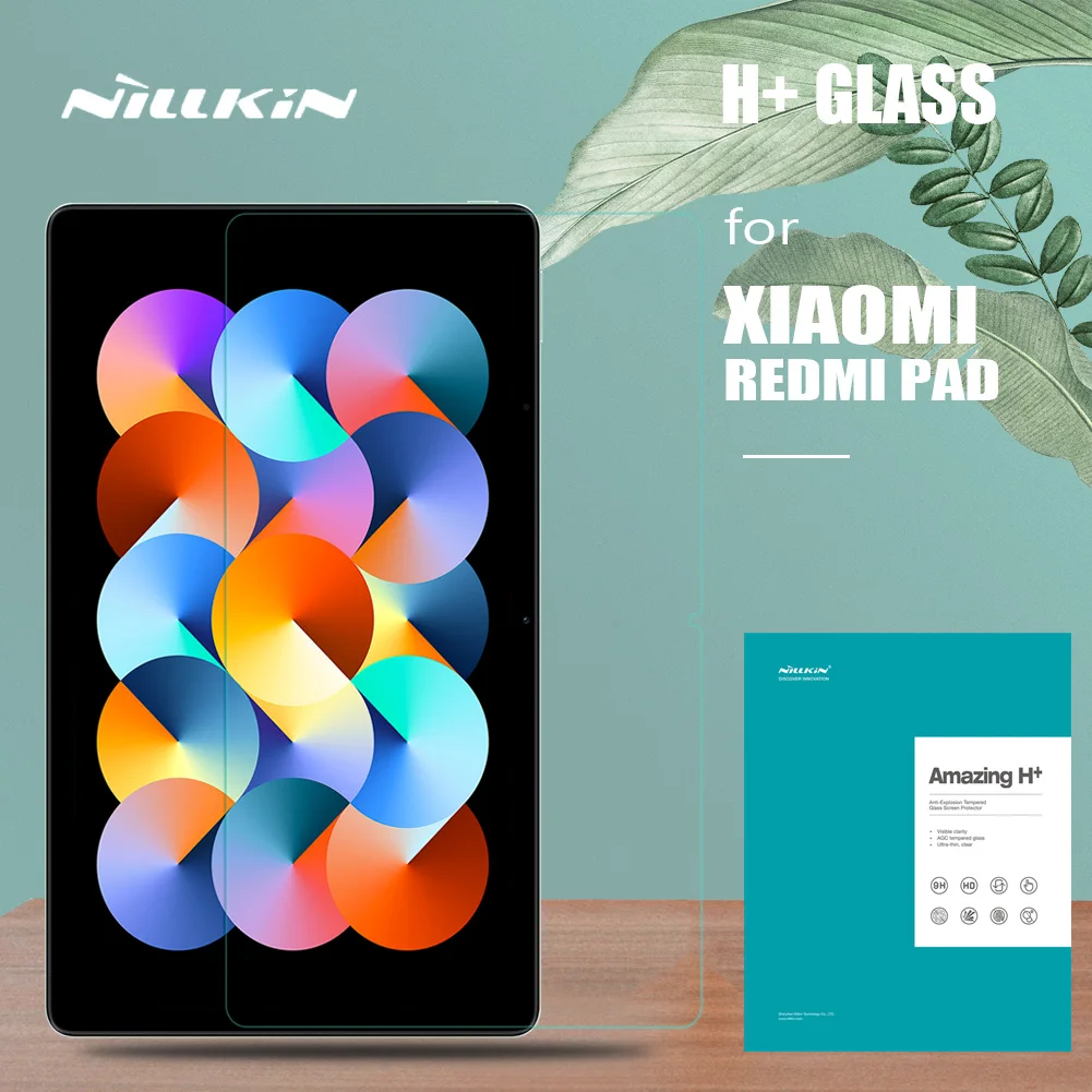 Nillkin For Xiaomi Redmi Pad Glass H+ Screen Protector Ultra-Thin 2.5D Impact Resistant for Xiaomi Redmi Pad Tempered Glass Film