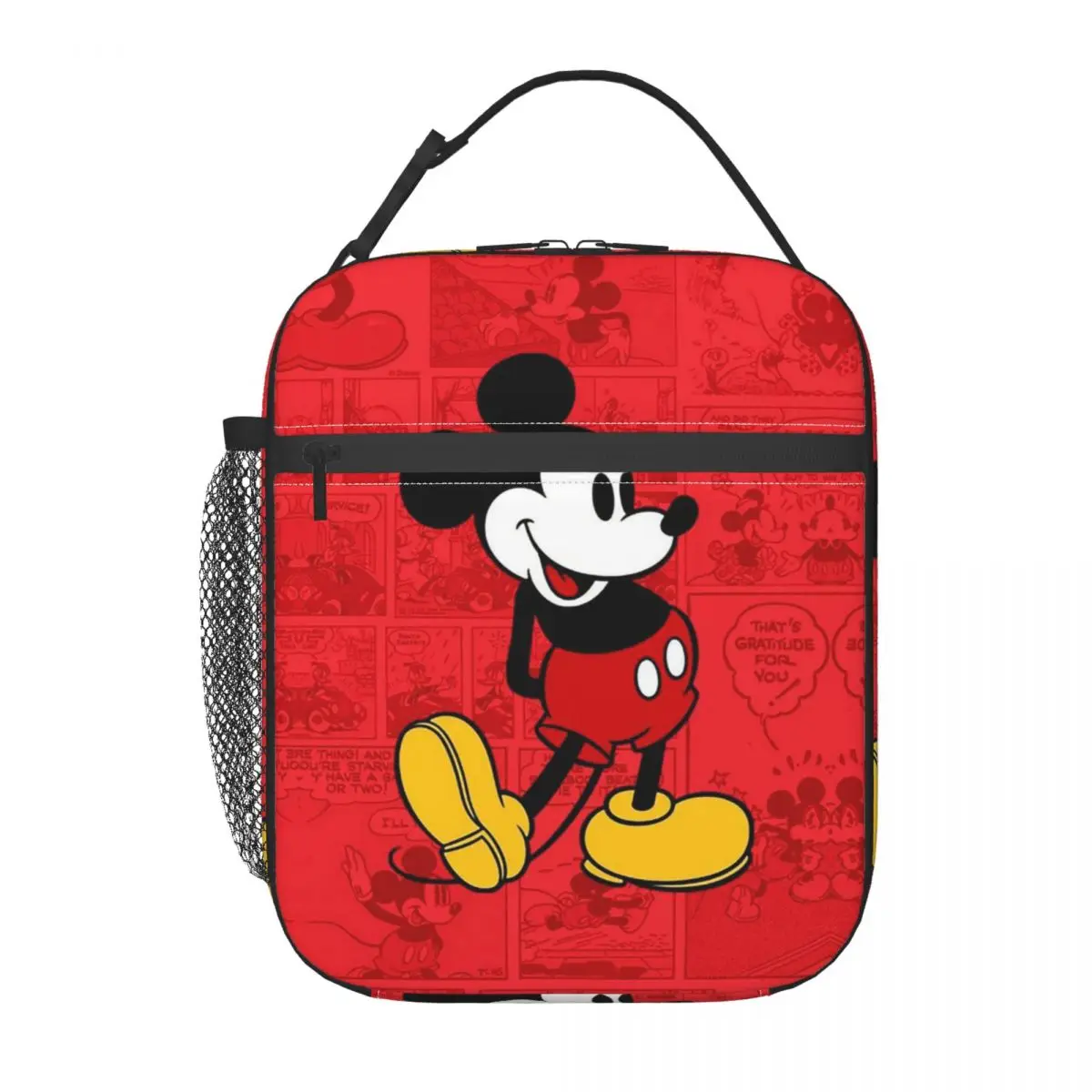 

Custom Minnie Mouse Cartoon Lunch Bag Men Women Cooler Thermal Insulated Lunch Boxes for Student School