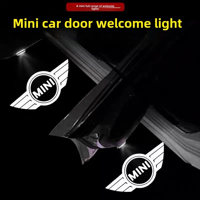 

2/4pcs Car Welcome Light For BMW Mini Cooper Works R55 R56 R50 R53 R60 R61 F54 F55 F56 F60 Auto Accessories