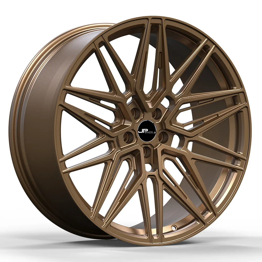 

JPwheels High Quality Bronze Multi Spoke Monoblok Wheels 22 Inch Bmw Alloy Car Rims Forged 5x112 Passenger Car Wheels #JM7008