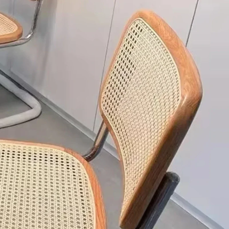 Обеденные стулья Современный дизайнер Nordic Cesca Роскошный салон Уличный стул Эргономичный балкон Sillas Para Comedor Мебель WK50DC