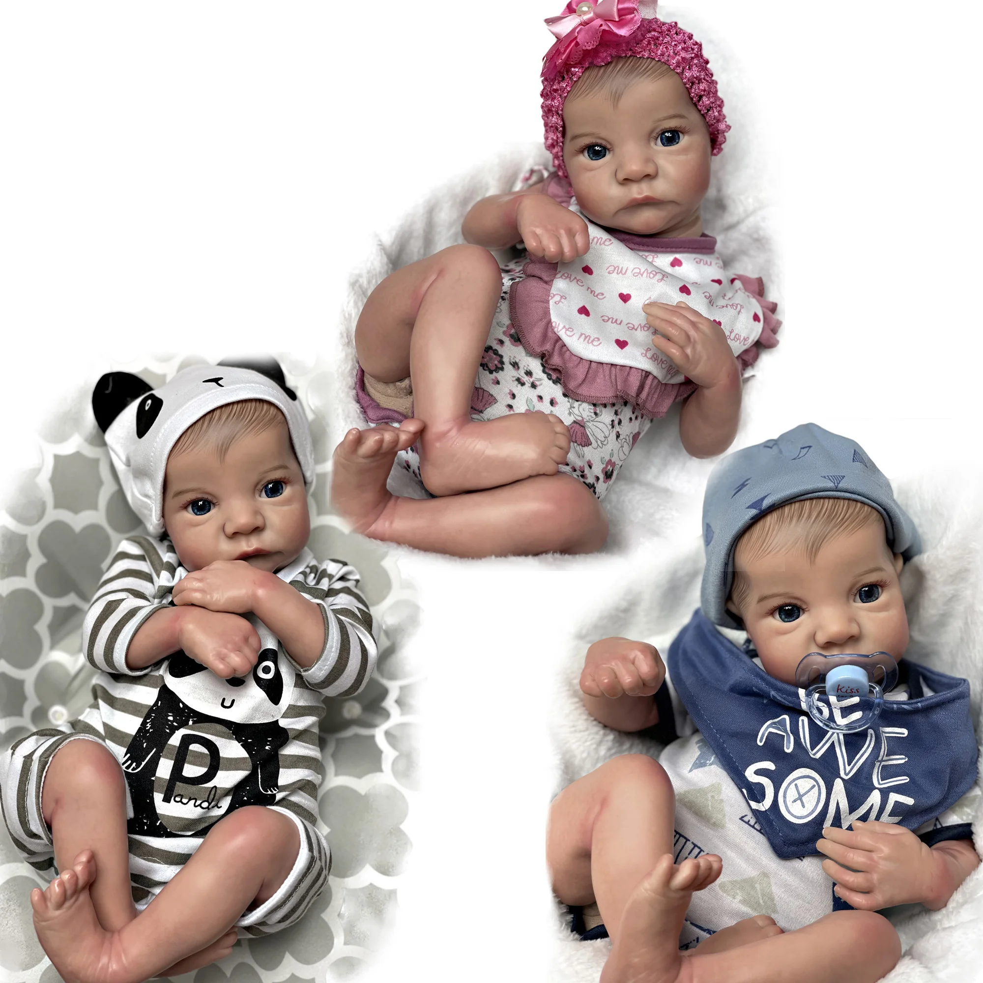 Awake Levi Reborn Doll  With Painted Hair 3 Styles Lifelike Bebe Reborn Boneca Renascida Brinquedo Bebe Para Crianças  Menina