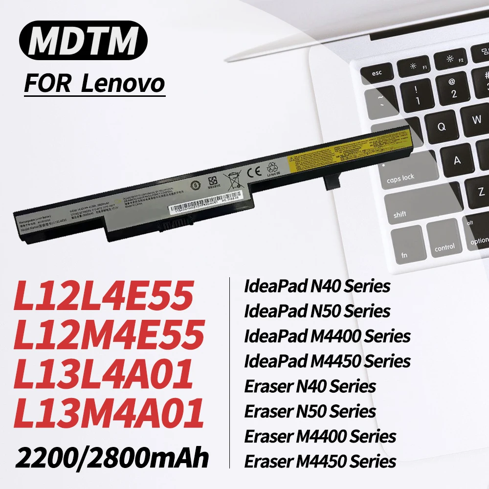 L12M4E55 L12L4E55 Battery for IdeaPad B50 B40-30 B40-45 B40-70 B50-30 IdeaPad N40 N50 N40-70 N50-30 N50-45 V4400 Eraser M4400