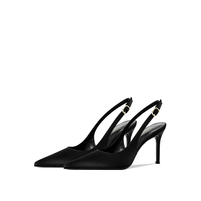 2026 tacones altos para Mujer con puntas puntiagudas y Sandalias elegantes tacones De aguja a la moda zapatos De boda para fiesta Sandalias De Mujer