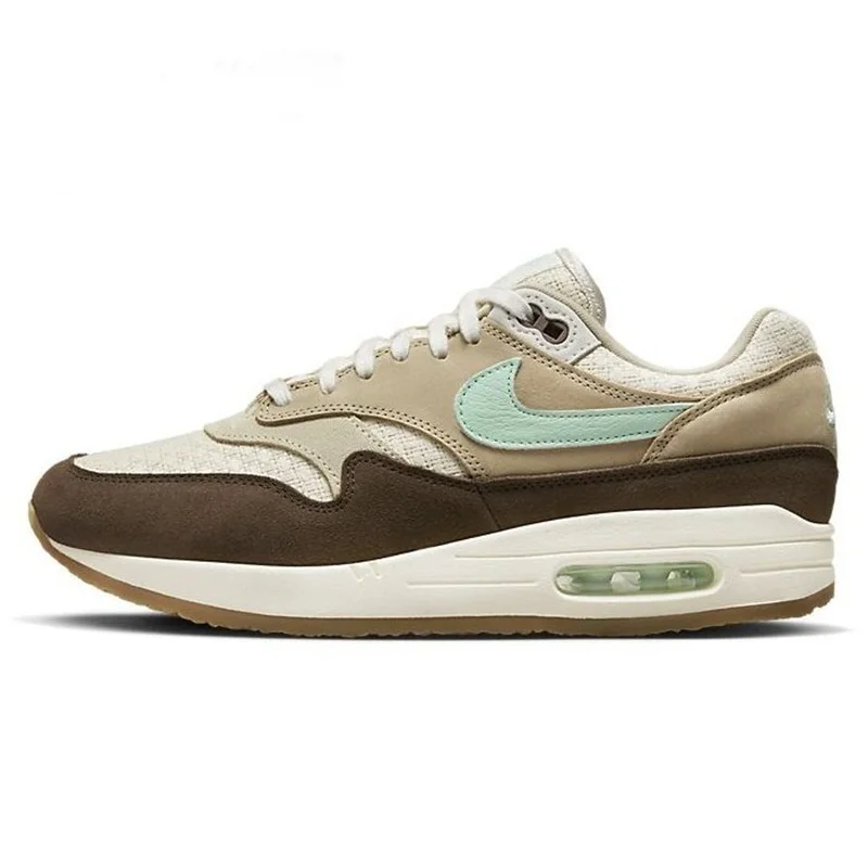 Nike Air Max 1 87 Retro 86 AirMax Crepe Brown Green Fashion Outdoor Sports Sneakers Jogging Mens Womens Running Shoes