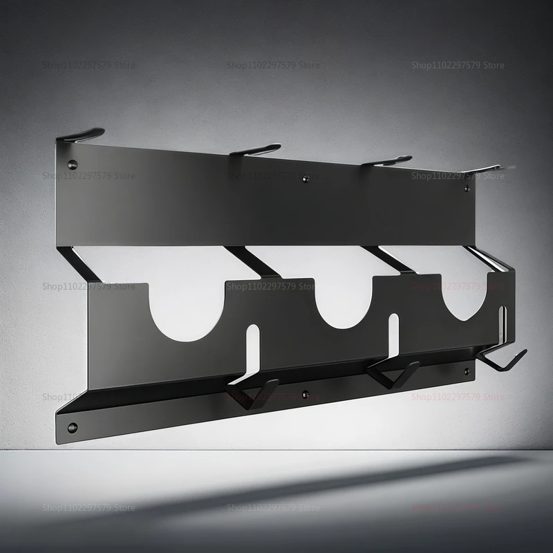 Metal Angle Grinder Holder Wall Mount Storage Rack Bracket with Cord Hanger for Power Cutters and Polishers Workshop Garage