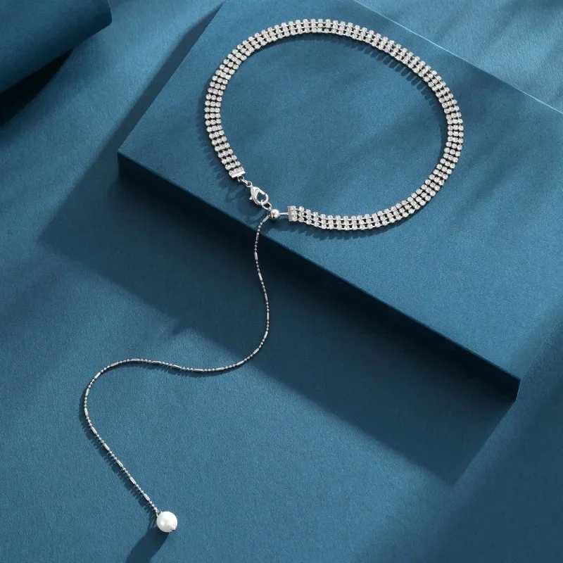 

Women's claw-chain necklace, light luxury, pull-out, unique and versatile collarbone chain necklace