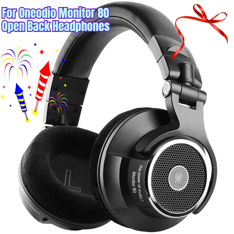 

For Oneodio Monitor 80 Open Back Headphones Wired Over Ear 250Ω Audiophile Headphones with Hi-Res Audio