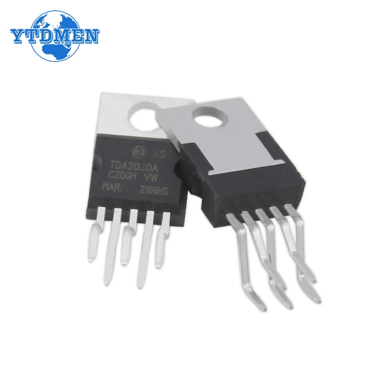 5PCS TDA2030A Amplifier TDA2030 Linear Amplifiers TO-220 Electronic Component IC 18W Hi-Fi AUDIO AMPLIFIER 35W DRIVER TO-220-5P