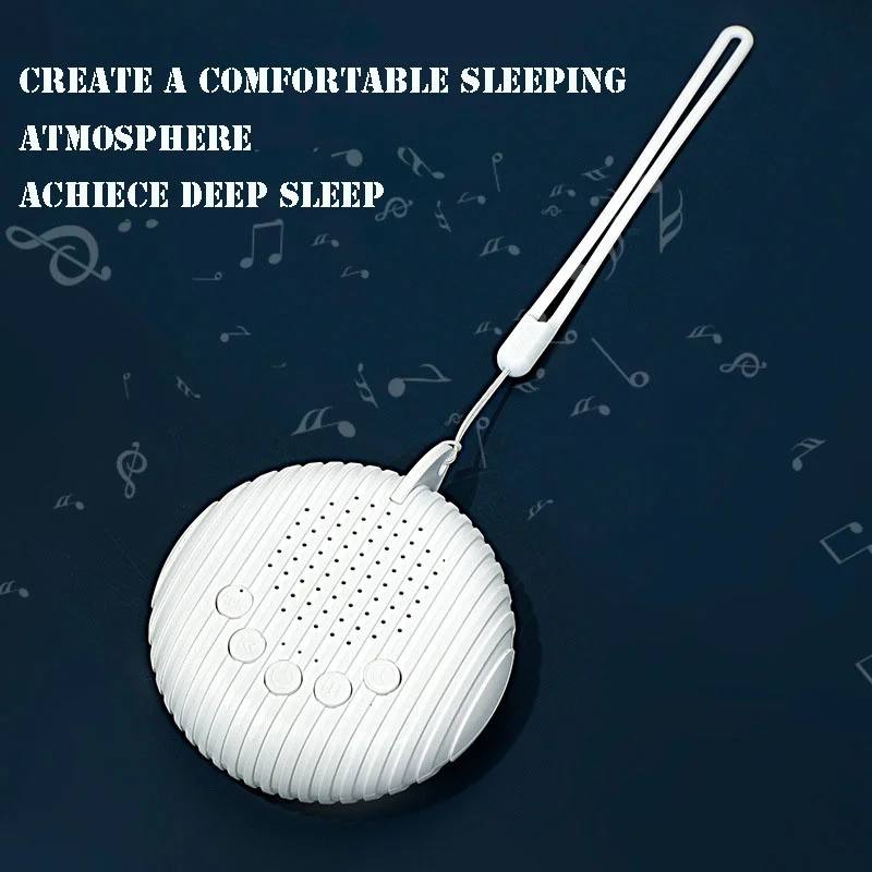 Baby Sleep Aid Machine 10 Soothing Sounds White Noise Sound Machine Timed Shutdown Rechargeable Sleep Soother Relaxation Monitor