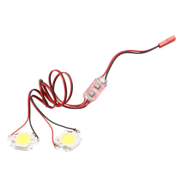 1 pz RC Aircraft FPV Quadcopter Single/Double Flash 10W Super Bright LED Strobe lampeggiante lampada luce di navigazione notturna 5V-26V