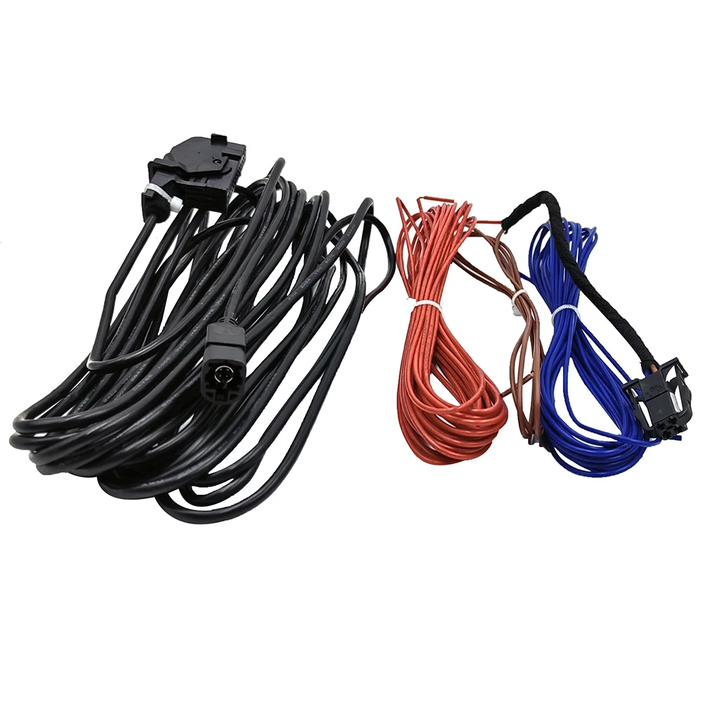 Für RCD510 RNS315 RNS510 SCIROCCO Passat CC JETTA MK5 MK6 GOLF Tiguan RGB Backup Rückansicht Kamera Kabelbaum Kabel