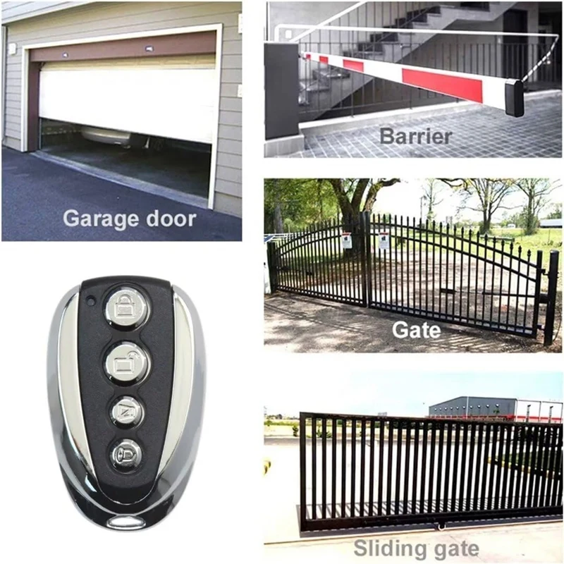 New Remote Control For Automatic Gate Opener -433.92 Mhz Electric Rolling Driveway Security Kit With Backup Keys